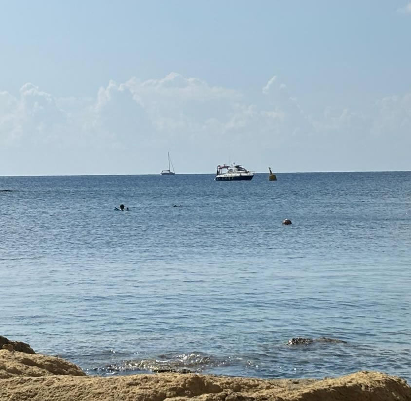 MT Hephaestus wreck at Xatt l-Ahmar, Gozo