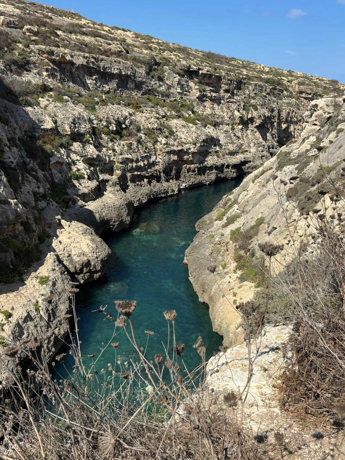 Wied il-Għasri valley in Gozo